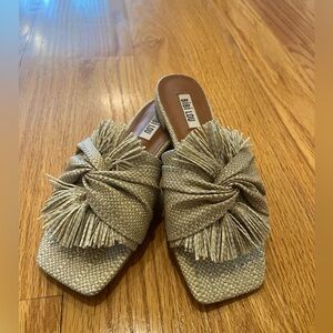 WOMENS size 36 Bibi Lou rafia sandals